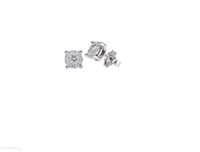 Orecchini Recarlo Donna Nodo D'Amore in Oro bianco Diamante 0.14 Ct E04PX988/060 - E04PX988/060